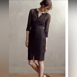 Byron Lars Mona dress 6 excellent Black Lace